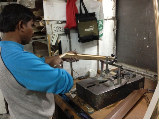 Stage 6: Glue is applied